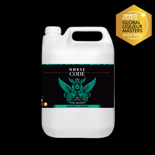 NORSE CODE - HEL BELOW - Yorkshire Coffee Liqueur (4.9Ltr) - 16% ABV.