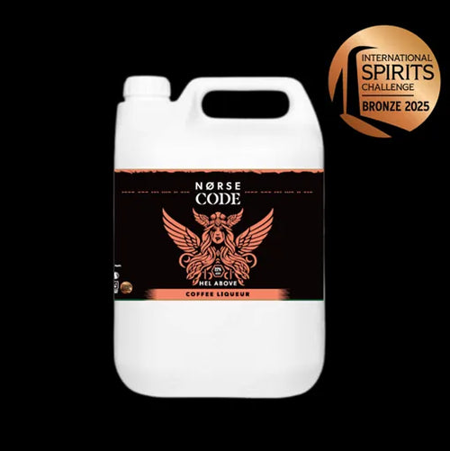 NORSE CODE HEL ABOVE Yorkshire Coffee Liqueur 4.9LTR, 22% ABV.