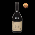 Bottle of Flyte wine with a gold IWSC Bronze award badge on a white background
