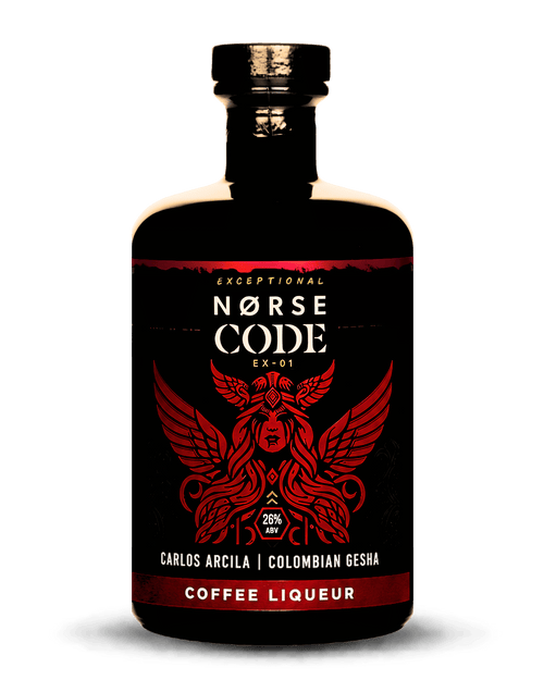 An exceptional coffee. An exceptional spirit.

The inaugural release in the NORSE CODE Exceptional Series. Just 26 bottles, bringing together rare Colombian Gesha coffee from Carlos Arcila, expertly roasted by Album Coffee, with English single-malt new-make spirit from Cooper King Distillery.

Created using bespoke precision filter brewing to reveal the coffee's delicate floral character, citrus brightness and honeyed sweetness, balanced with the depth of Maris Otter malt spirit.