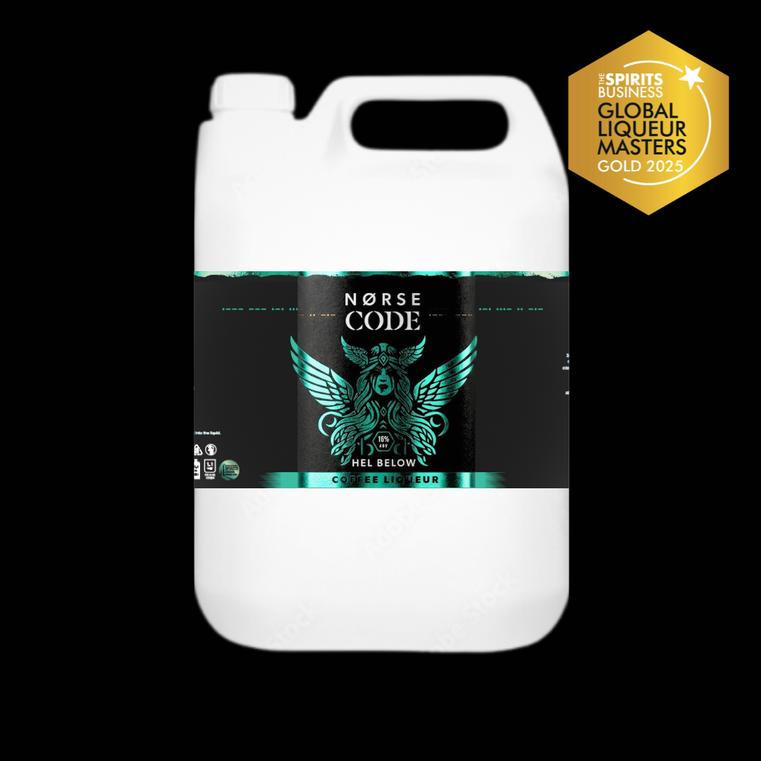 NORSE CODE - HEL BELOW - Yorkshire Coffee Liqueur (4.9Ltr) - 16% ABV.