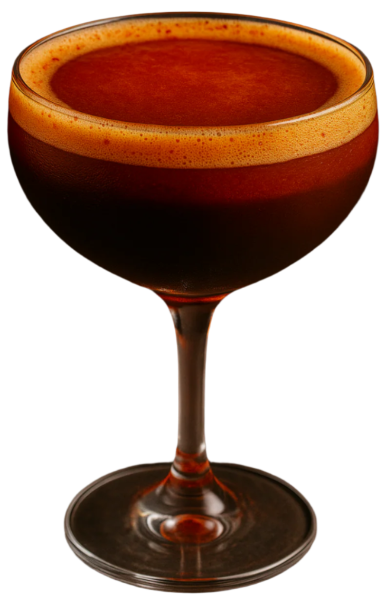 Spicy Yorkshire Espresso Martini with chilli jam man