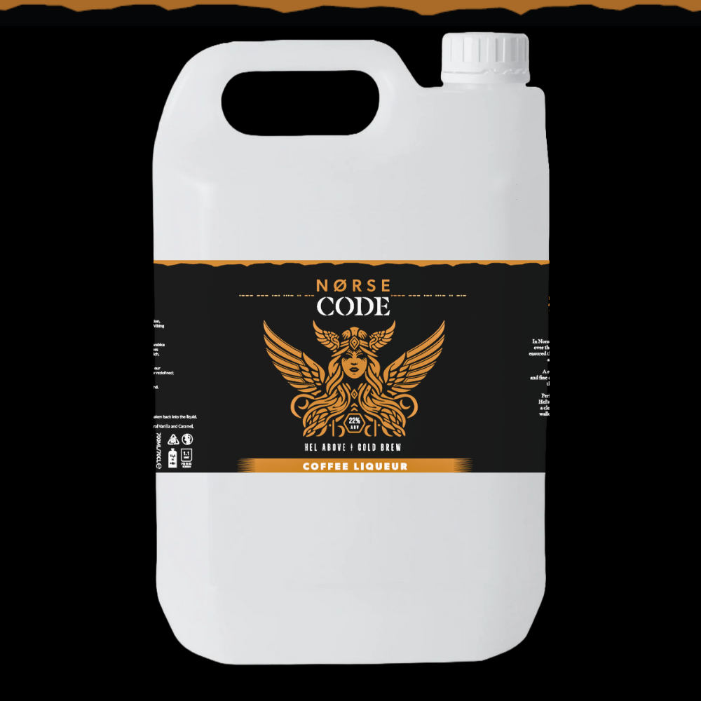 NORSE CODE - HEL ABOVE - Yorkshire Coffee Liqueur (4.9LTR) - 22% ABV.