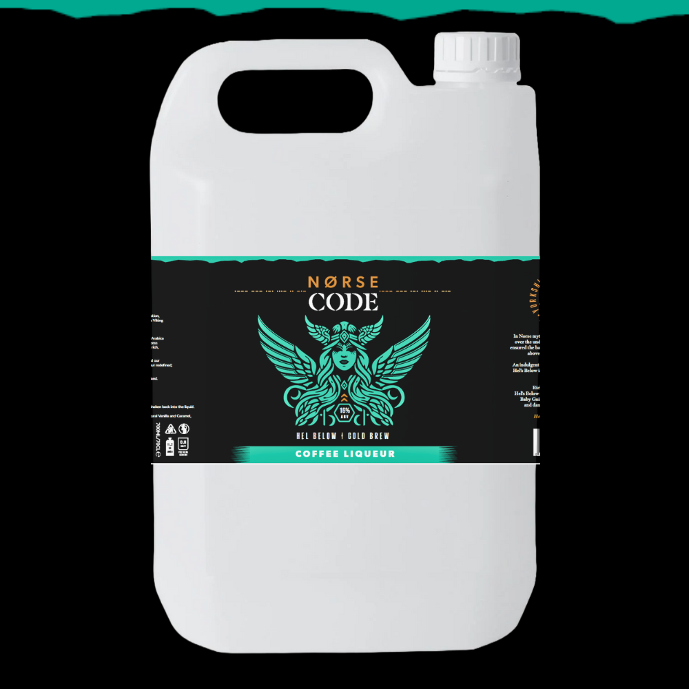 NORSE CODE - HEL BELOW - Yorkshire Coffee Liqueur (70cl) - 16% ABV.