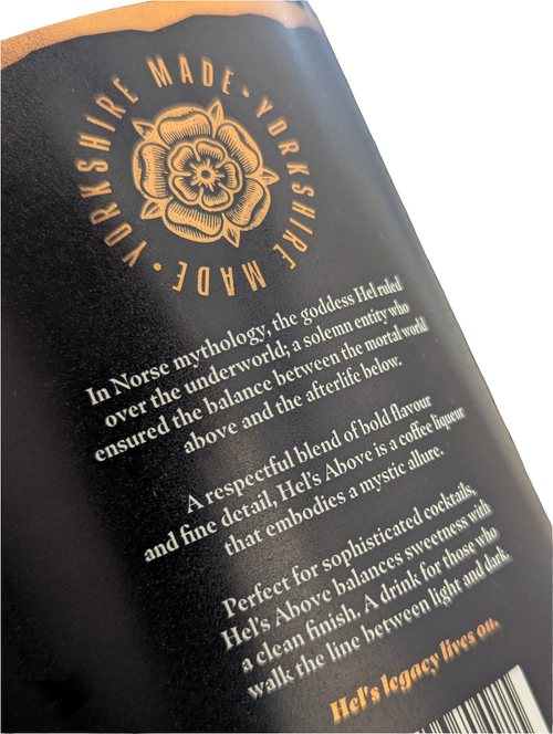 NORSE CODE - HEL ABOVE - Yorkshire Coffee Liqueur (70cl) - 22% ABV.