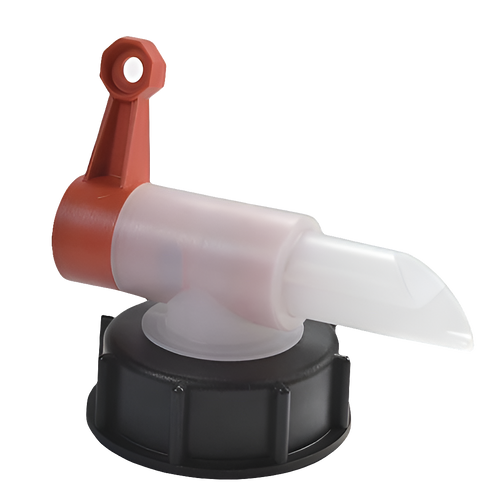 Black/Red 38mm Thread Self Venting Tap - Coffee Spirit Co