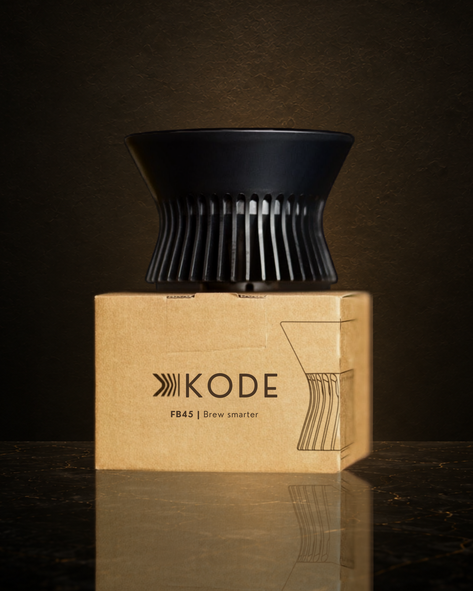 KODE brewer coffee brewing system for filter coffee brewing