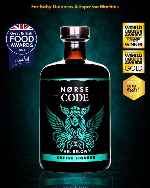 Norse Code Hel Below coffee liqueur, England’s best coffee liqueur at the World Liqueur Awards 2026