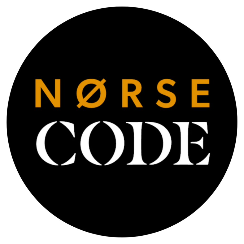 Norse code round logo