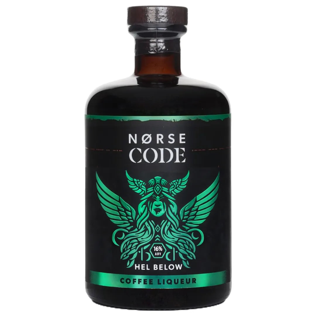 NORSE CODE HEL BELOW Yorkshire Coffee Liqueur in stylish 70cl bottle.
