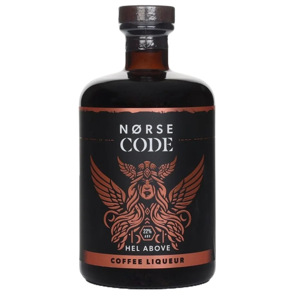Norse Code Hel Above Yorkshire Coffee Liqueur 70cl bottle.