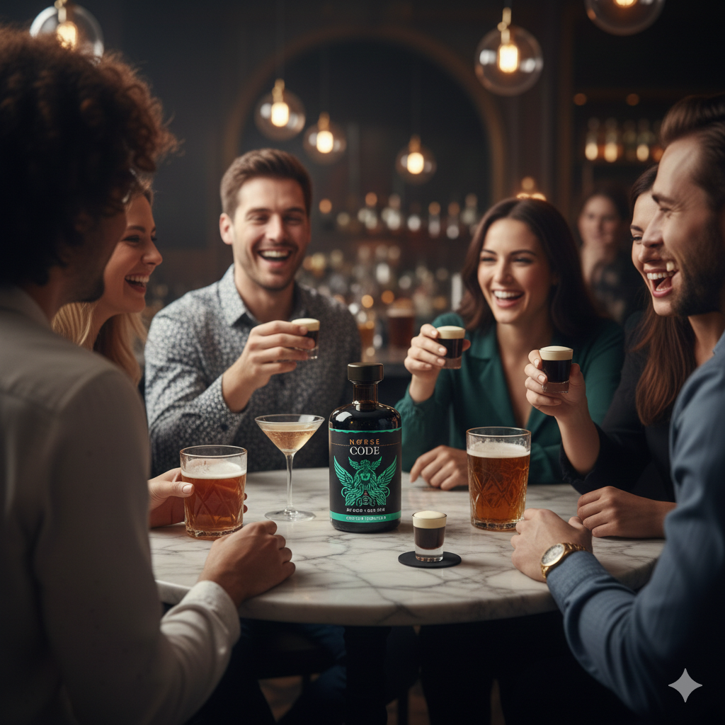 NORSE CODE - HEL BELOW - Yorkshire Coffee Liqueur (70cl) - 16% ABV.