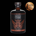 NORSE CODE HEL ABOVE Yorkshire Coffee Liqueur, bronze award bottle.